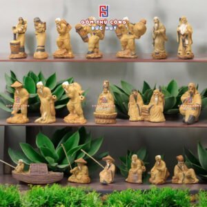 Tượng Gốm mini Phụ Kiện Trang Trí Chậu Cây Bonsai