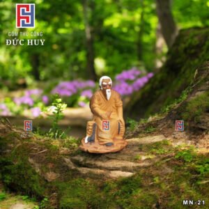 Tượng-gốm-mini-lão-Tiều-Phu-ngồi-uống-nước-trang-trí-tiểu-cảnh-chậu-cây-bonsai-(3)