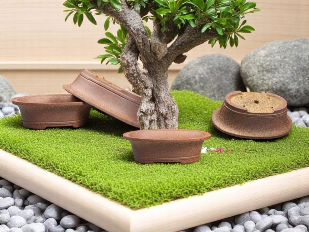 Chậu cây bonsai Gốm Đức Huy