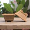 Chậu bonsai mini – men hạt 3D - Mã CC-04